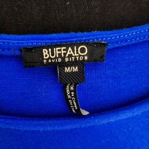 Royal blue mini dress